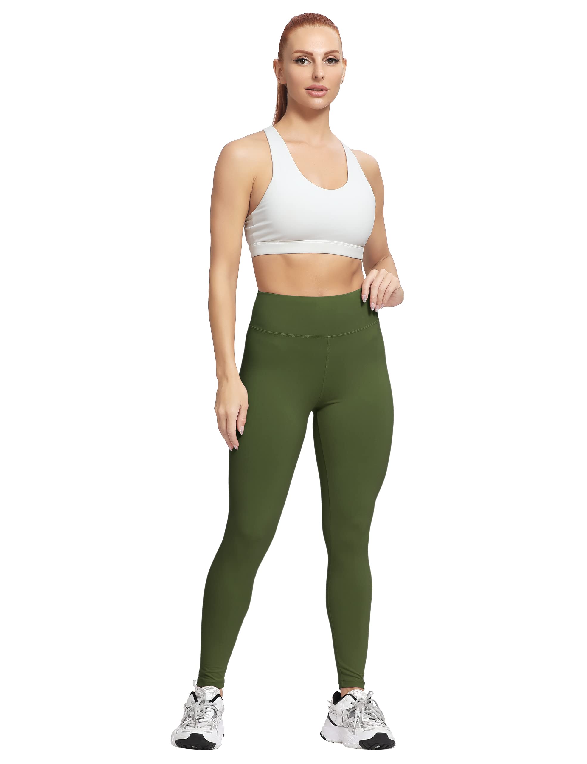 VALANDY Buttery Soft Leggings for Women High Waisted Tummy Control No See-Through Yoga Pants Workout Running Leggings