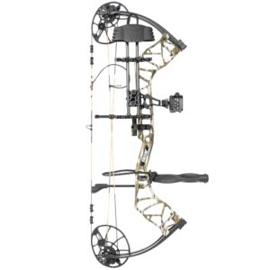 bear archery legit ready to hunt compound bow package for adults & youth, right hand, mossy oak bottomland