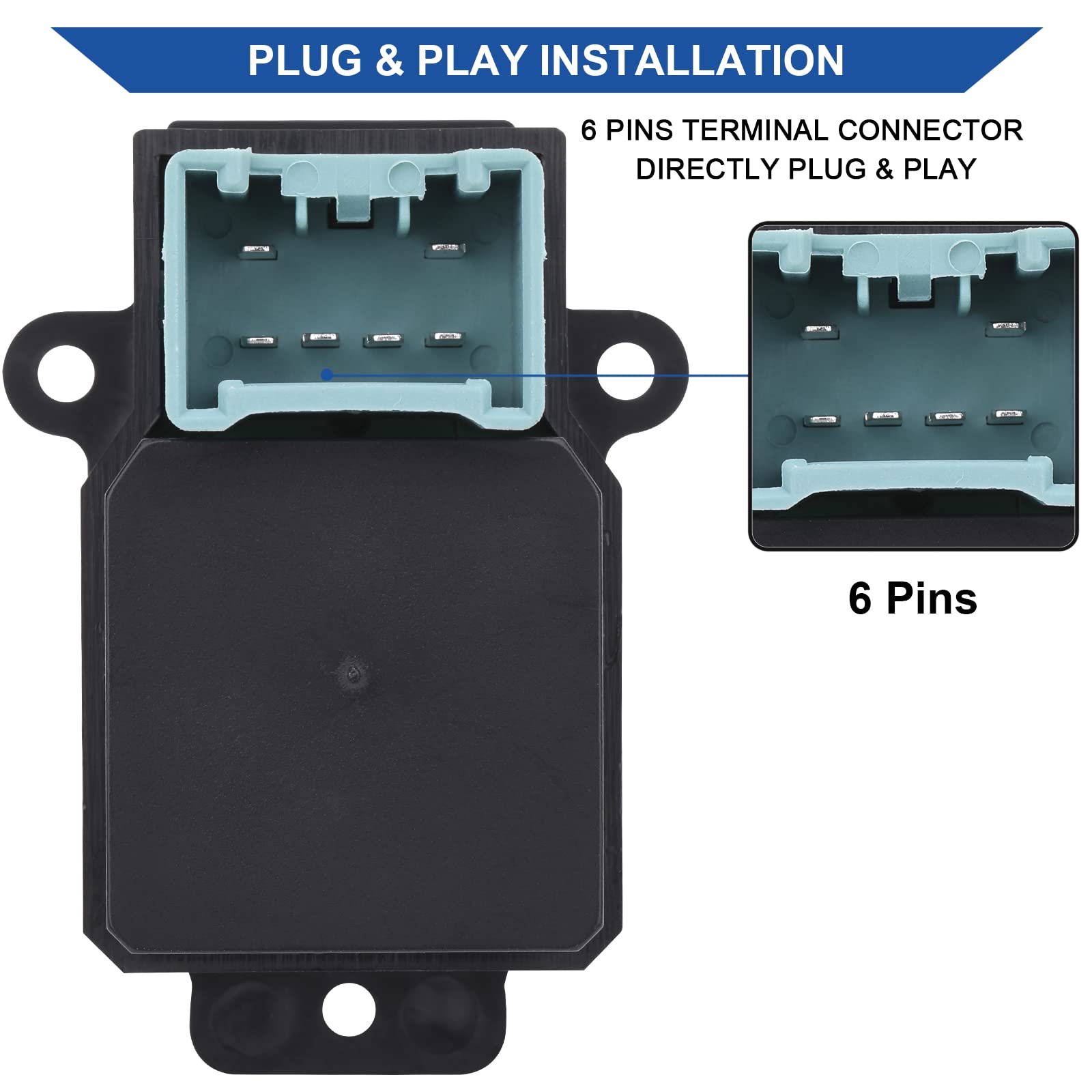 Obaee Power Window Switch Control Button Compatible with Honda Accord 7th 2.4L 2003 2004 2005 2006 2007 Left & Right Rear Passenger Side Door Lock Controller Replaces OEM 35770-SDA-A01 BACB32-848001