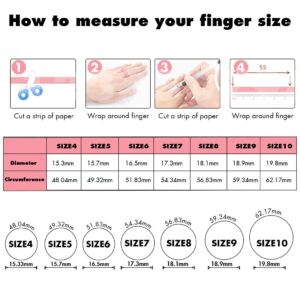 Silicone Ring Women - Heart [I Love U] Pattern Airflow Flow Grooves Breathable Rubber Wedding Bands for Women - 8 Rings / 4 Rings