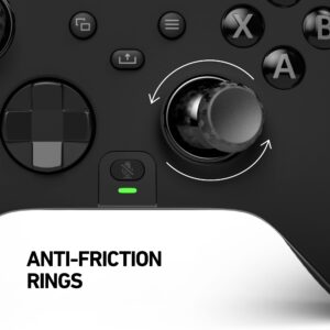 SCUF Instinct Controller Removeable Faceplate Kit - Anti Friction Rings - Xbox Series X, S, Xbox One - Black