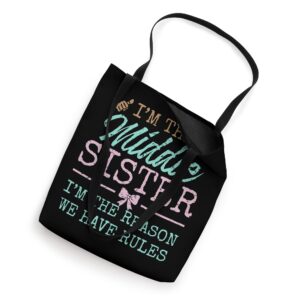 The Reason We Have Rules Middle Adult 3 Sisters Matching Tote Bag