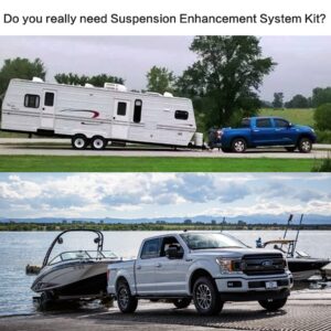 Suspension Enhancement System Kit Rear Axle SES Kit 6,000 lbs Capacity of Load Leveling Compatible with 2015 2016 2017 2018 2019 2020 Ford F-150 4WD