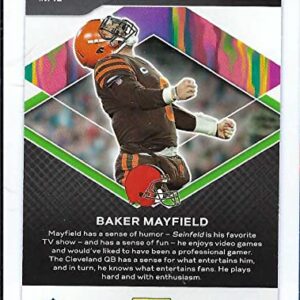 BAKER MAYFIELD 2020 Panini Prizm Hype #12 Card Football Cleveland Browns