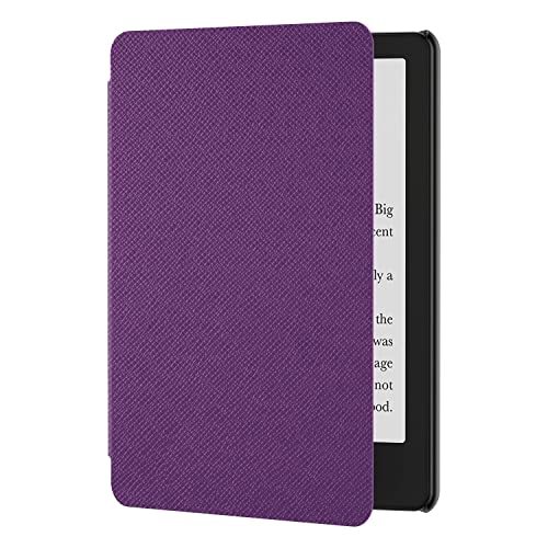 Ayotu Case for 6.8" Kindle Paperwhite 11th Generation 2021 and Kindle Paperwhite Signature Edition, PU Leather Cover with Auto Sleep/Wake, Only Fit Kindle Paperwhite 2021, Purple