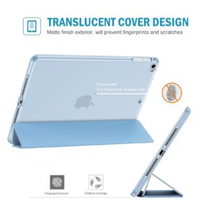 ProCase Smart Case for iPad 9.7 Inch iPad 6th 5th Generation Cases, iPad Air 2, iPad Air Case, Slim Soft TPU Cover Stand Smart Case for iPad 9.7 2018 2017 Model iPad Air 2 Air 1 -SkyBlue