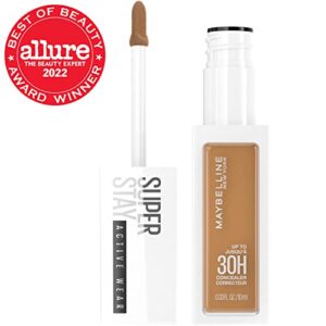 Maybelline Super Stay Liquid Concealer Makeup, Full Coverage Concealer, Up to 30 Hour Wear, Transfer Resistant, Natural Matte Finish, Oil-free, Available in 16 Shades, 50, 1 Count