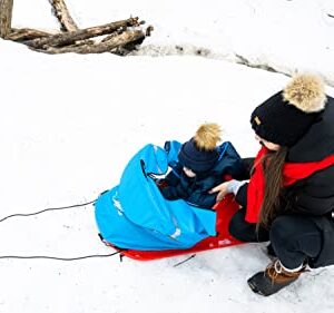 Pelican - Baby Sled Deluxe with Weather Shield, Toddler Sled for Snow, Kids Sled, Durable Sled for Winter Sledding - Children's Ages up to 24 Months