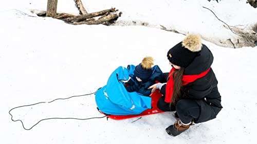 Pelican - Baby Sled Deluxe with Weather Shield, Toddler Sled for Snow, Kids Sled, Durable Sled for Winter Sledding - Children's Ages up to 24 Months