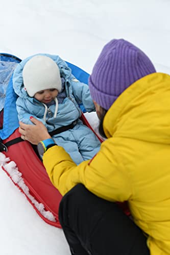 Pelican - Baby Sled Deluxe with Weather Shield, Toddler Sled for Snow, Kids Sled, Durable Sled for Winter Sledding - Children's Ages up to 24 Months