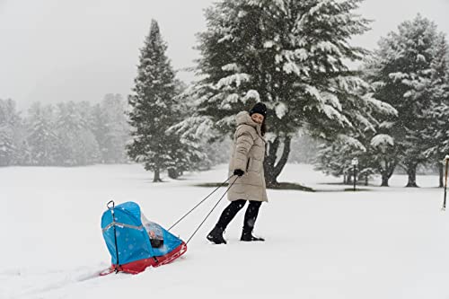 Pelican - Baby Sled Deluxe with Weather Shield, Toddler Sled for Snow, Kids Sled, Durable Sled for Winter Sledding - Children's Ages up to 24 Months