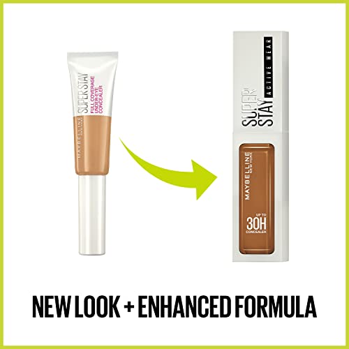 Maybelline Super Stay Liquid Concealer Makeup, Full Coverage Concealer, Up to 30 Hour Wear, Transfer Resistant, Natural Matte Finish, Oil-free, Available in 16 Shades, 50, 1 Count