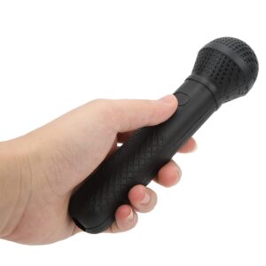 Prop Microphone, Simulation Prop Microphone, Plastic Fake Microphone for Karaoke Fun Stage Birthday Party