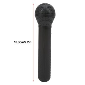 Prop Microphone, Simulation Prop Microphone, Plastic Fake Microphone for Karaoke Fun Stage Birthday Party