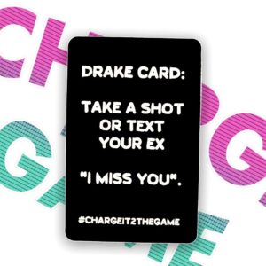 Charge It 2 The Game Drinking Cards (First Edition - Drinking Card Game for Adults - Fun Games for Adult Game Nights - Party Games - 21st Birthday Gift - Bachelorette Party Games - Vacation Games