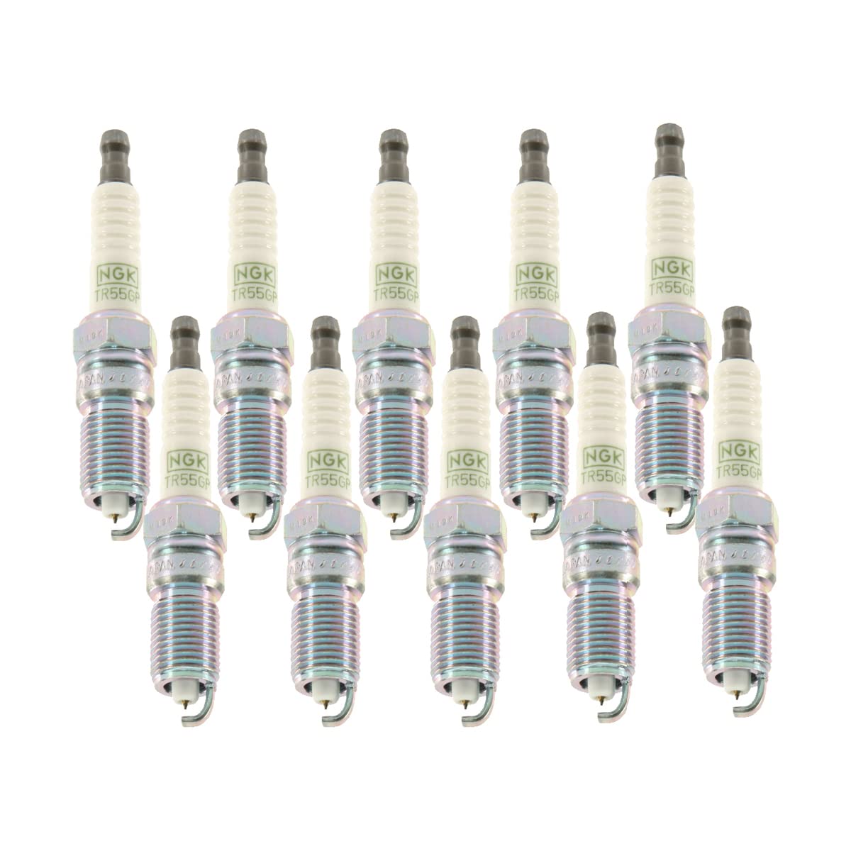 NGK Set of 10 G-Power Platinum Spark Plugs Trapezoid For Ford 6.8l V10