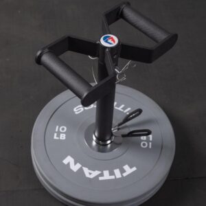 Titan Fitness Adjustable Olympic Plate Loaded T-Bell Core Unit, Rated 500-LB, Full Body Workout