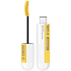 maybelline volum' express colossal curl bounce washable curling mascara, blackest black, 1 count