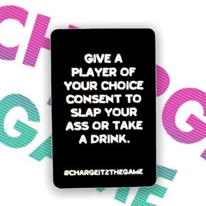 Charge It 2 The Game Drinking Cards (First Edition - Drinking Card Game for Adults - Fun Games for Adult Game Nights - Party Games - 21st Birthday Gift - Bachelorette Party Games - Vacation Games