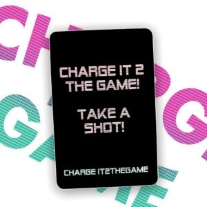 Charge It 2 The Game Drinking Cards (First Edition - Drinking Card Game for Adults - Fun Games for Adult Game Nights - Party Games - 21st Birthday Gift - Bachelorette Party Games - Vacation Games