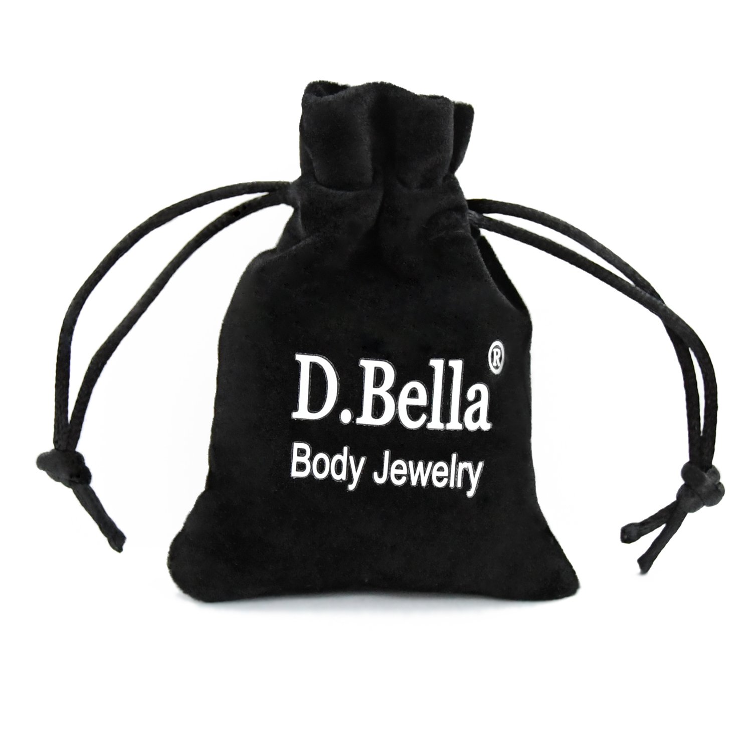 D.Bella 16G Surgical Steel Nose Septum Horseshoe Hoop Earring Eyebrow Tragus Lip Piercing Ring Balls & Spikes 6-12mm