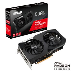 ASUS Dual Radeon RX 6600 8GB GDDR6 Graphics Card