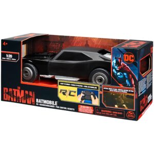 DC Comics, The Batman Batmobile Remote Control Car with Official Batman Movie Styling, Kids Toys for Boys and Girls Ages 4 and Up