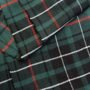 CALVIN & OLIVIA Cashmere Feel Scarf Soft Winter Soft Tartan Plaid Fashion Scottish Check Multi-Color Gift for Men Women Christmas Green Plaid