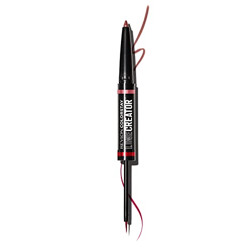 REVLON Liquid Eyeliner & Smoky Kohl Pencil, ColorStay Line Creator Eye Makeup, Waterproof & Transferproof, 153 She's On Fire, 0.004 oz