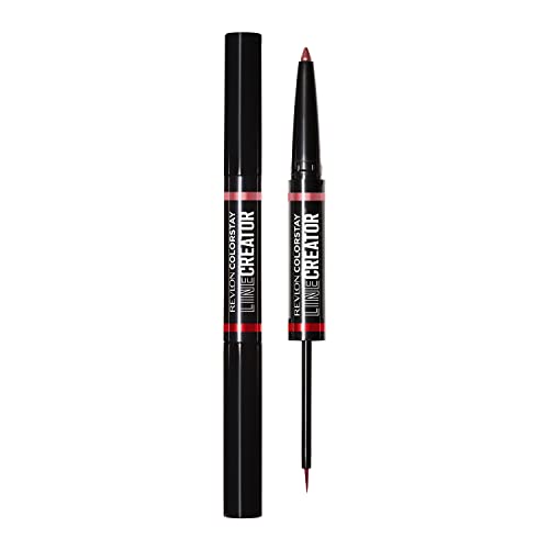 REVLON Liquid Eyeliner & Smoky Kohl Pencil, ColorStay Line Creator Eye Makeup, Waterproof & Transferproof, 153 She's On Fire, 0.004 oz