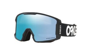 oakley line miner m oo7093 black w/prizm sapphire iridium ski goggles for men for women + bundle with designer iwear eyewear kit