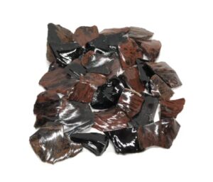 premium obsidian flakes (10lbs) flint knapping stone