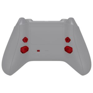 Scarlet Red Replacement Redesigned K1 K2 K3 K4 Back Buttons Paddles & Toggle Switch for Xbox Series X/S Controller eXtremerate Hope Remap Kit - Controller & Hope Remap Board NOT Included