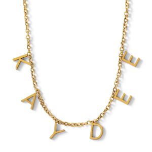 Sorority Shop Gold-Plated Kappa Delta Necklace — 18k Sorority Gifts for Women, Long-Lasting, Unique Design