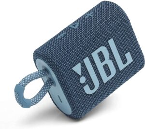 jbl go 3 portable waterproof wireless ip67 dustproof outdoor bluetooth speaker (blue)