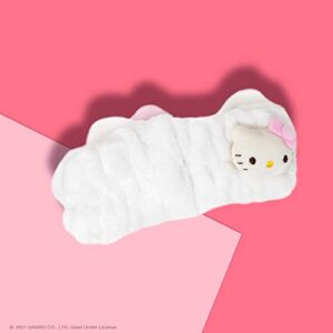 The Crème Shop Plush Spa Headband with Hello Kitty's Signature Bow (Pink) | Cruelty-Free & Vegan