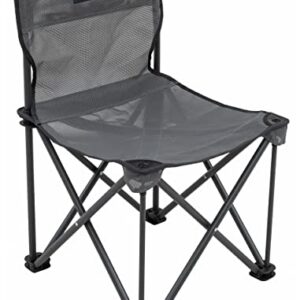 ALPS Mountaineering Adventure Folding Camping Chairs - Durable Mesh Fabric Over Powder Coated Aluminum with Simple Compact Design and Shoulder Carry Bag, Charcoal