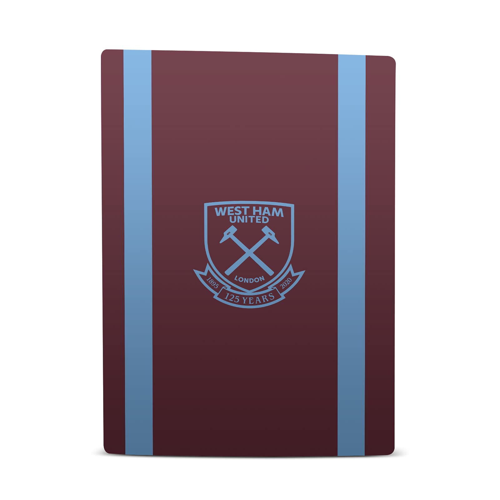 Head Case Designs Officially Licensed West Ham United FC Jersey 2020/21 Home Kit Matte Vinyl Faceplate Sticker Gaming Skin Case Cover Compatible with Sony Playstation 5 PS5 Digital Edition Console