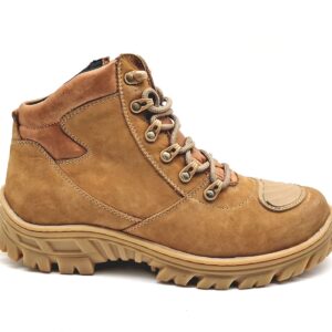 Zalupe Hiking Boots for Men's and Women's Desert Sand Military Genuine Leather Rider Army