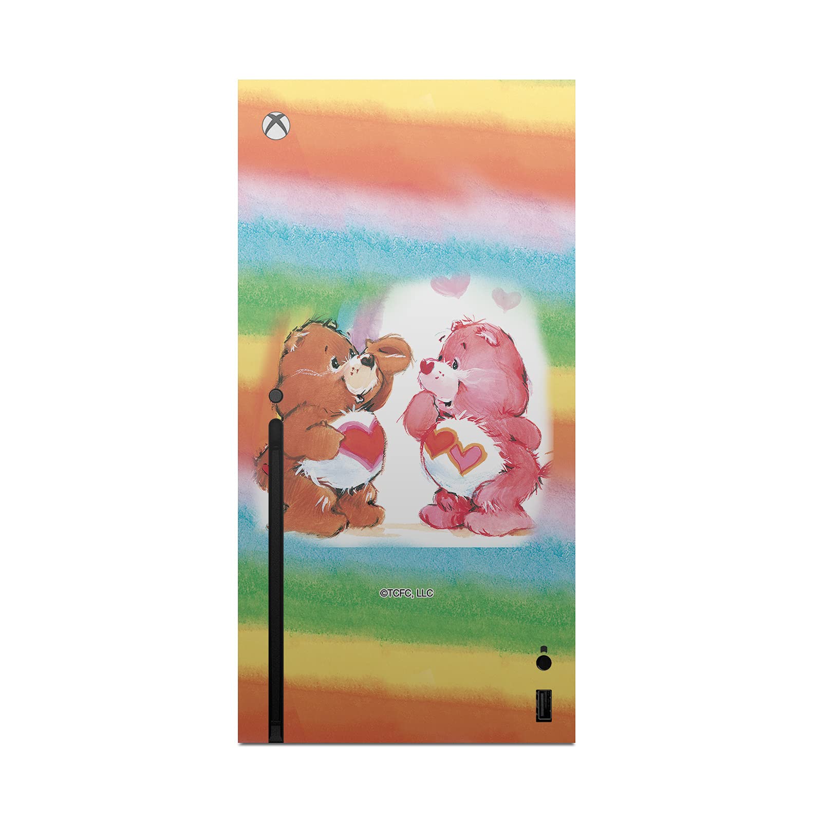 Head Case Designs Officially Licensed Care Bears Rainbow Classic Vinyl Sticker Gaming Skin Case Cover Compatible with Xbox Series X Console