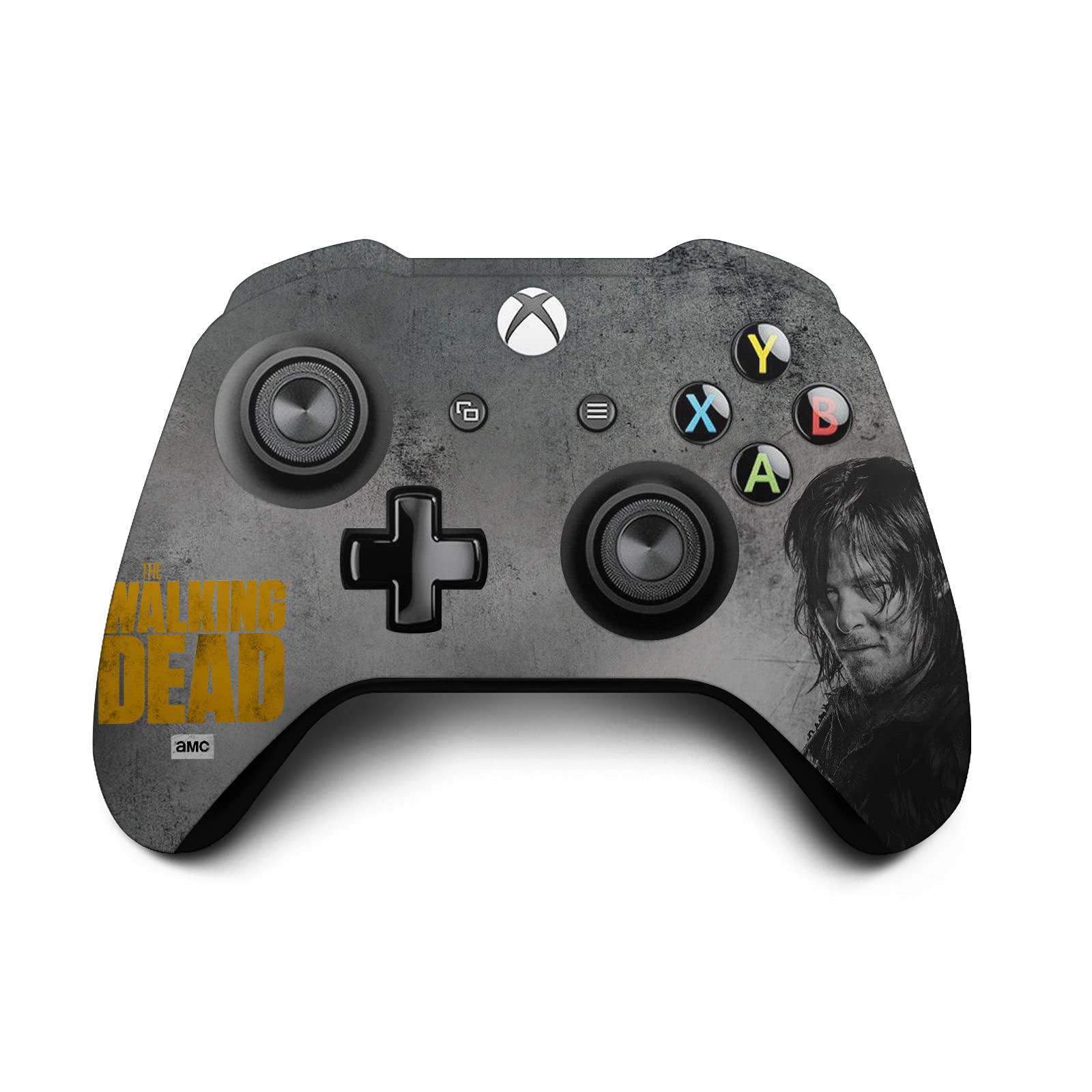 Head Case Designs Officially Licensed AMC The Walking Dead Daryl Double Exposure Daryl Dixon Graphics Vinyl Sticker Gaming Skin Case Cover Compatible With Xbox One X Console and Controller Bundle