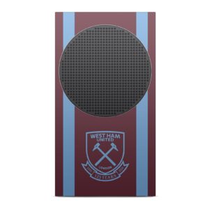 Head Case Designs Officially Licensed West Ham United FC Jersey 2020/21 Home Kit Matte Vinyl Sticker Gaming Skin Case Cover Compatible with Xbox Series S Console