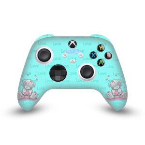 head case designs officially licensed me to you love classic tatty teddy matte vinyl sticker gaming skin case cover compatible with xbox series x / s controller