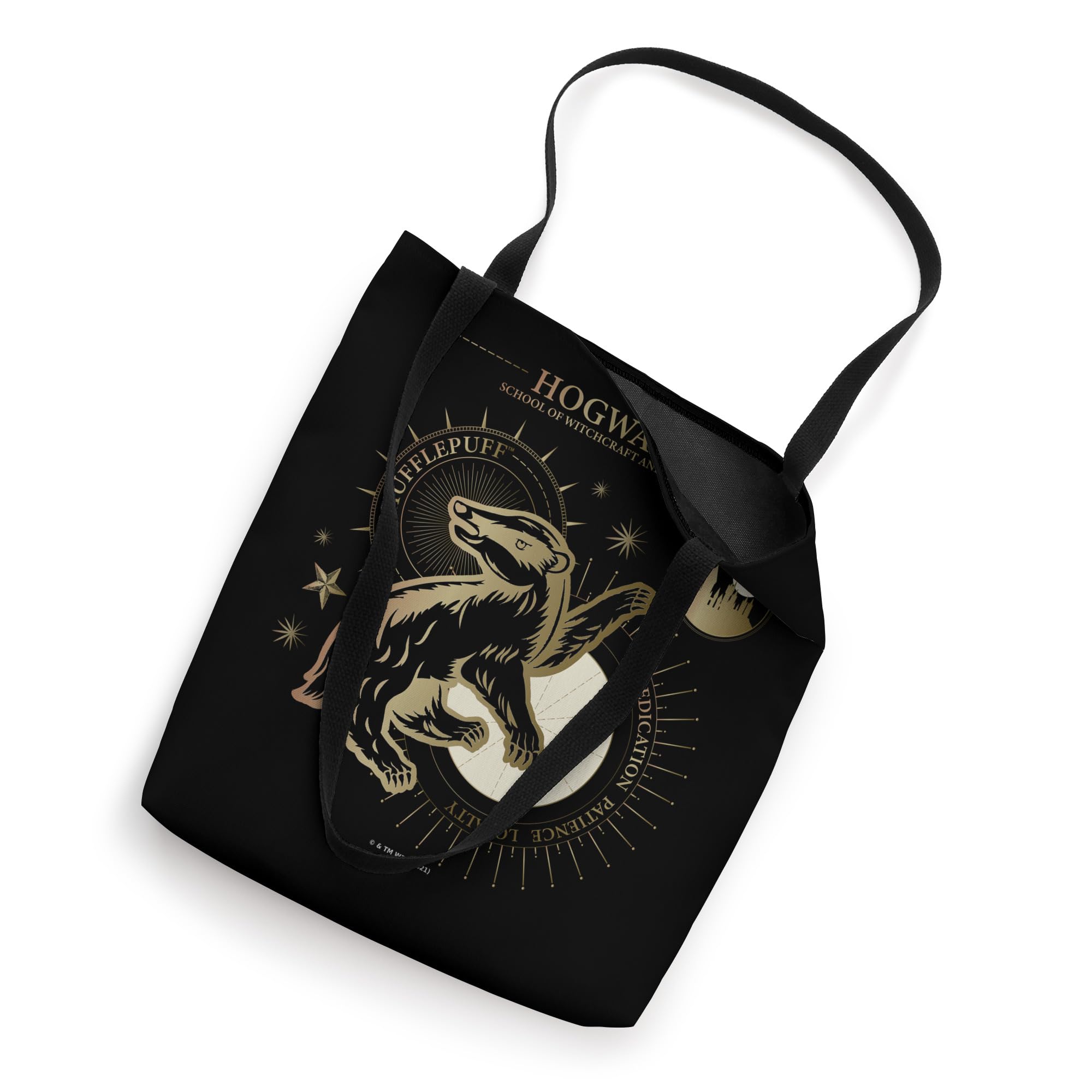 Harry Potter Dedication, Patience, Loyalty, Hufflepuff Tote Bag