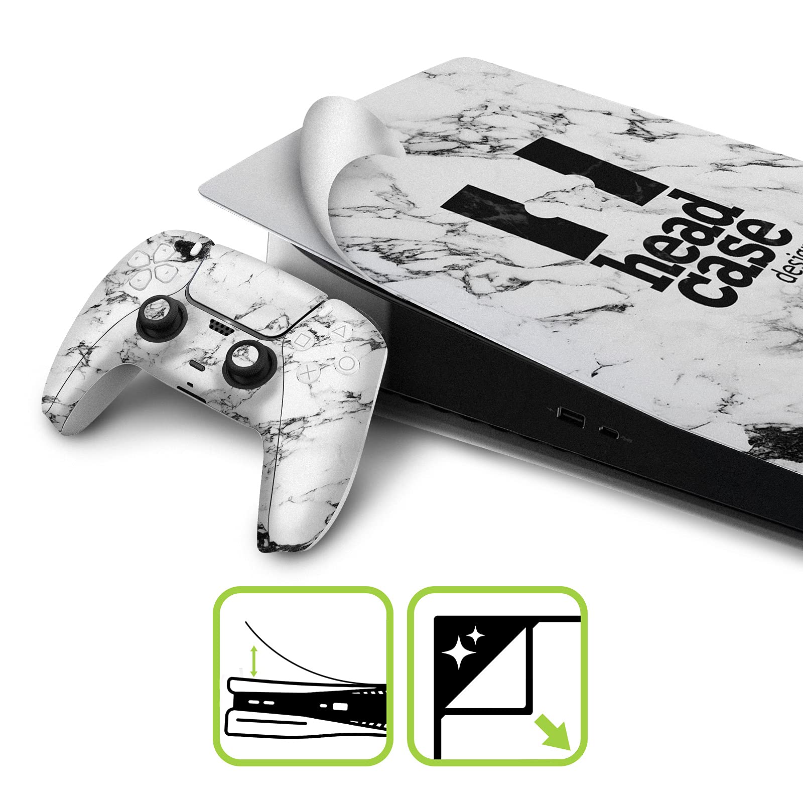 Head Case Designs Officially Licensed Riza Peker Wolf Art Mix Vinyl Faceplate Sticker Gaming Skin Case Cover Compatible with Sony Playstation 5 PS5 Digital Edition Console