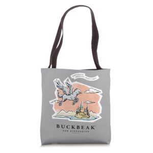 harry potter buckbeak the hippogriff tote bag