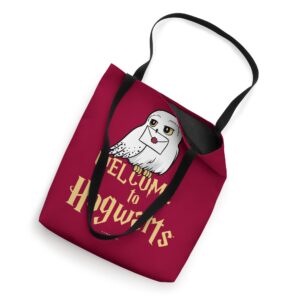 Harry Potter Hedwig Welcome to Hogwarts Tote Bag