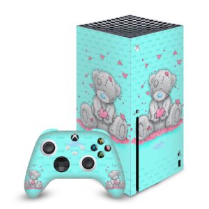 Head Case Designs Officially Licensed Me to You Love Classic Tatty Teddy Matte Vinyl Sticker Gaming Skin Case Cover Compatible with Xbox Series X Console and Controller Bundle