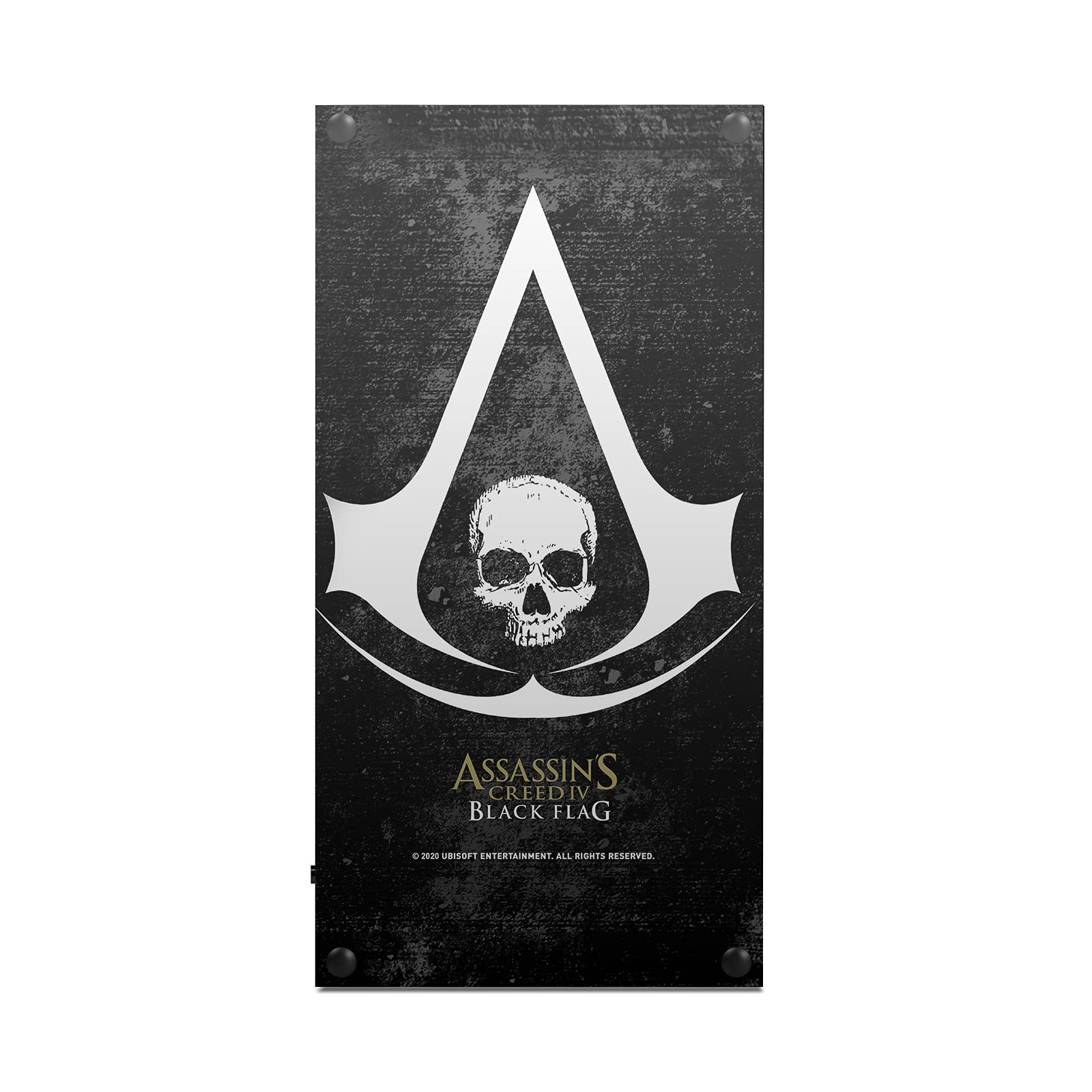 Head Case Designs Officially Licensed Assassin's Creed Grunge Black Flag Logos Matte Vinyl Sticker Gaming Skin Case Cover Compatible with Xbox Series X Console and Controller Bundle