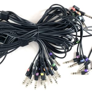 Silverline 12 Cable Snake Harness Kit Replacement for Roland TD-3, TD-6, TD-6V, TD-8, TD-10, TD-12, TD-20, TD-30, TD-50 Drum Kits (and Others)